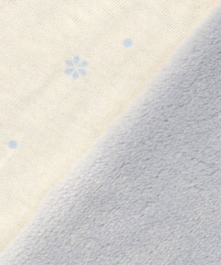 組曲 KIDS 【90㎝】あったかリバーシブルマント グレー