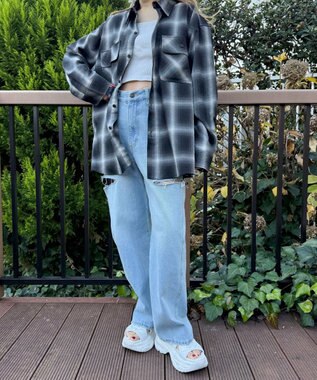 WEGO 【SMLXLサイズ展開】クリアライトソールレースアップサンダル ホワイト