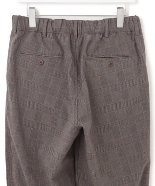 J.PRESS YORK STREET 【UNISEX】チェックテーパードパンツ ブラウン系3