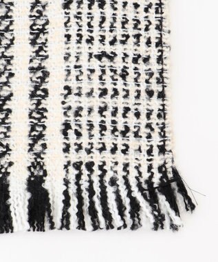 JOSEPH ABBOUD 【フランス製】ブークレジャガードストール アイボリー系7