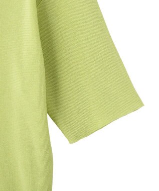 earth music&ecology 前後2WAYポロニット Light Green