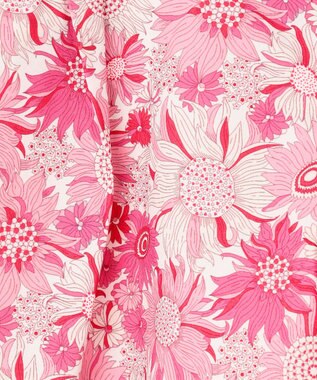 23区GOLF 【WOMEN】【ストレッチ】スプリングフラワー柄 キュロットスカート ピンク系5