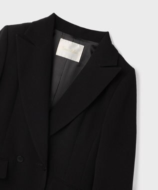 GRACE CONTINENTAL トリアセコンシャスジャケット ブラック