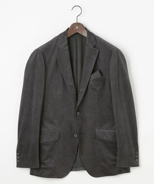 JOSEPH ABBOUD 【軽量/ストレッチ/スウェードタッチ】トリコットコーデュロイ ジャケット グレー系