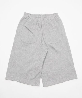 WEGO 【ウエストゴム】バルーンスウェットショーツ 杢グレー