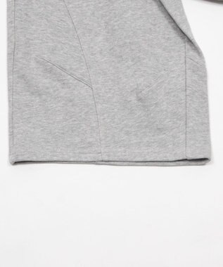 WEGO 【ウエストゴム】バルーンスウェットショーツ 杢グレー