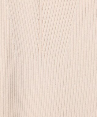 GRACE CONTINENTAL リブスクエアニットトップ キナリ