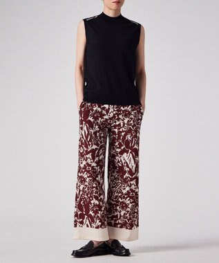 Paul Smith パイピングストライプ ノースリーブ ニット ブラック