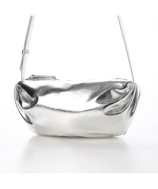 UNBILLION カシュカシュ cachecache / ギョウザ型ミニショルダー シルバー
