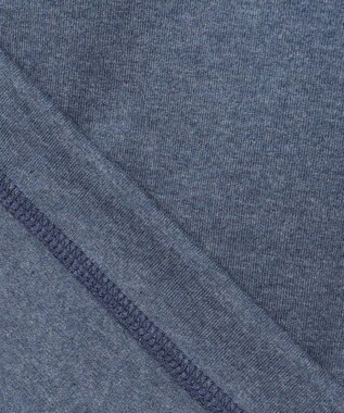 JOSEPH ABBOUD MOUNTAIN 【SPACE】OG綿スクエアドットプリント ポケTシャツ ネイビー系