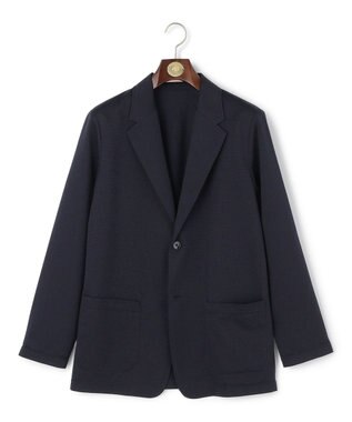 J.PRESS MEN 【KANEMASA JERSEY】メランジチドリジャージー カットジャケット ネイビー系