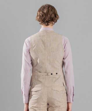 JOSEPH HOMME <3ピース対応> クールドッツストレッチ ジレ ベージュ系