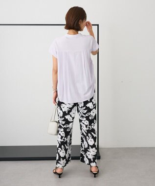 CRAFT STANDARD BOUTIQUE レーヨン総柄ワイドパンツ Flower