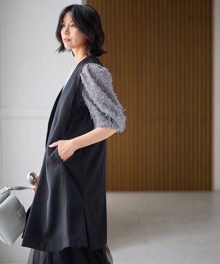 ANY L ロングジレ ブラック