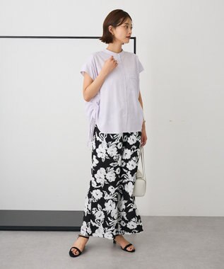 CRAFT STANDARD BOUTIQUE レーヨン総柄ワイドパンツ Flower