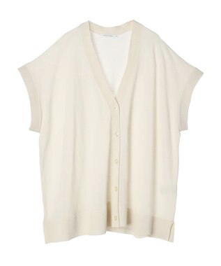 AMERICAN HOLIC 接触冷感Ｖネックニットカーディガン Ivory