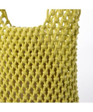 UNBILLION カシュカシュ cachecache / マクラメ2wayチェーンショルダー イエロー