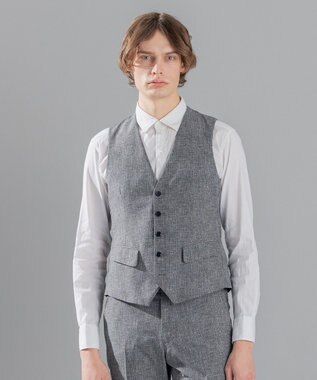 JOSEPH HOMME <3ピース対応> クールドッツストレッチ ジレ ライトグレー系