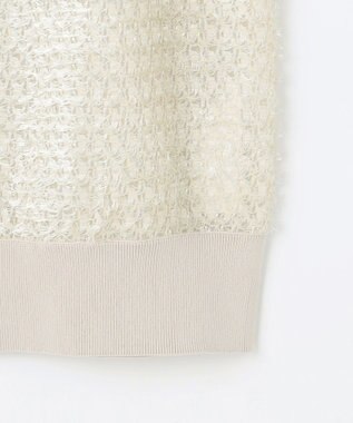 自由区 S ジャカードコンビ プルオーバー ベージュ