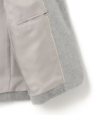 BEIGE， COURBE / アルパカ混テーラードジャケット L Gray