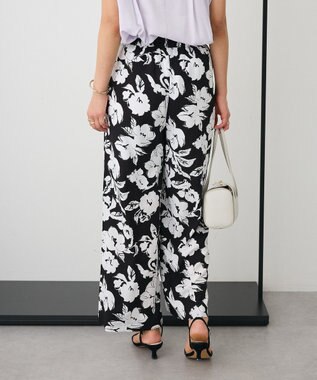 CRAFT STANDARD BOUTIQUE レーヨン総柄ワイドパンツ Flower