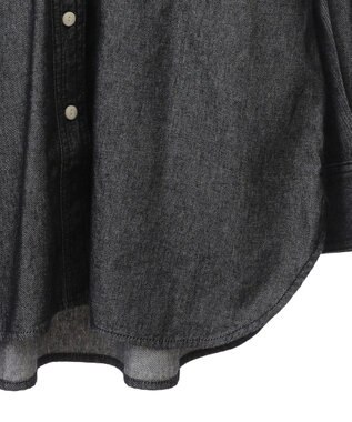 Green Parks デニムＢＩＧシャツ Black