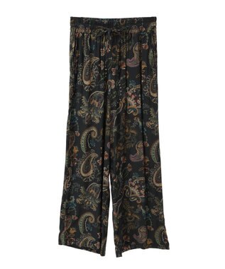 CRAFT STANDARD BOUTIQUE レーヨン総柄ワイドパンツ Paisley