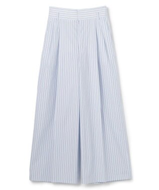 uncrave THOMAS MASON ワイドトラウザー ブルーストライプ