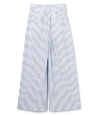 uncrave THOMAS MASON ワイドトラウザー ブルーストライプ