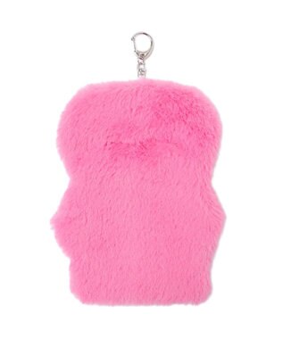 WEGO ふわふわぬいカードホルダーキーホルダーB 柄1