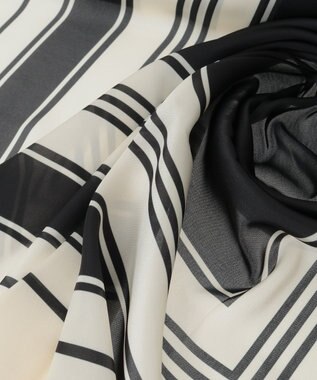 AMERICAN HOLIC スクエア柄スカーフ Black