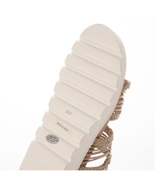 MODE ET JACOMO <D'ICI>フットベッドメッシュサンダル オークミックス