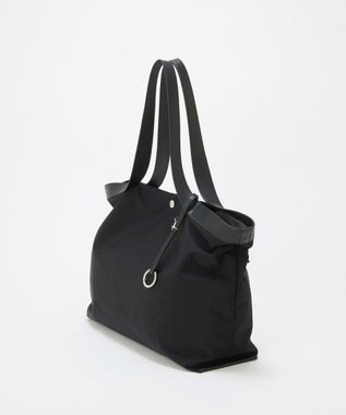 TOPKAPI 【Breath TOPKAPI】MORPH モーフ リンクルナイロン トートバッグ チャーム付き　A4 / 超軽量 /撥水 ブラック