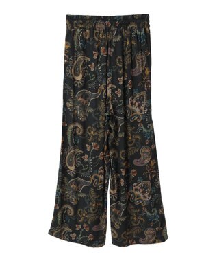 CRAFT STANDARD BOUTIQUE レーヨン総柄ワイドパンツ Paisley