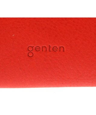 genten トスカ Lファスナー長財布 レッド