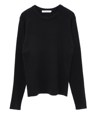 AMERICAN HOLIC バイパチクルーネックリブニットプルオーバー Black