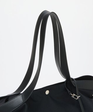 TOPKAPI 【Breath TOPKAPI】MORPH モーフ リンクルナイロン トートバッグ チャーム付き　A4 / 超軽量 /撥水 ブラック