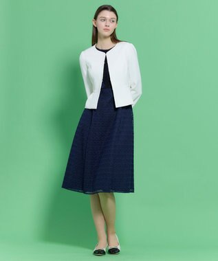 TOCCA CRYSTAL LABYRINTH ドレス ネイビー系