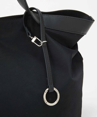 TOPKAPI 【Breath TOPKAPI】MORPH モーフ リンクルナイロン トートバッグ チャーム付き　A4 / 超軽量 /撥水 ブラック