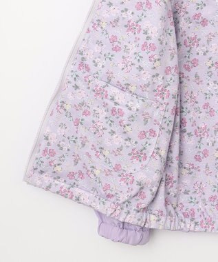 ANY KIDS フード取り外し リバーシブル ブルゾン ラベンダー