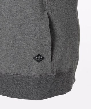 JOSEPH ABBOUD MOUNTAIN 【UNISEX】OG裏毛パイルエンブロイダリー パーカー グレー系