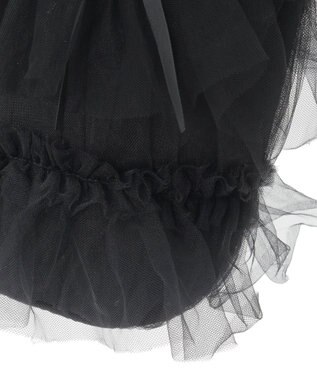 Maison de FLEUR チュールフリル2Wayトートバッグ Black