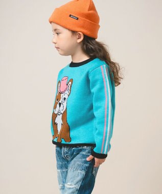 ami amie 【UNISEX】紳士のフレブルプルオーバー145cm サックス