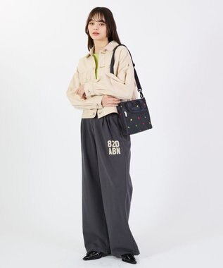 LeSportsac MINI N/S TOTE/ミックスドフルーツエンブロイダリー ミックスドフルーツエンブロイダリー