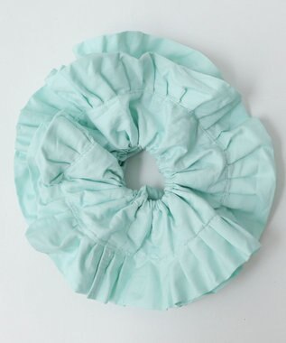 WEGO Lボリュームフリルシュシュ グリーンその他