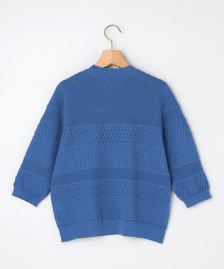 組曲 L 【先行予約】プティスカラレーシー ニット ブルー系