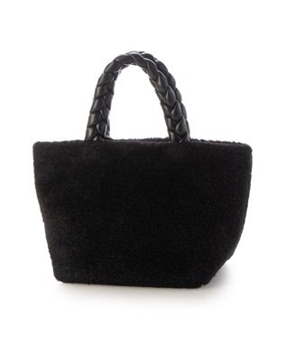 UNBILLION カシュカシュ cachecache / ブレイドハンドルボアミニトート ブラック