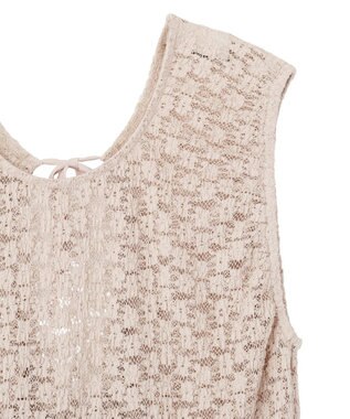 earth music&ecology 【2WAY】レースギャザーワンピース Beige