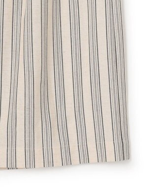 J.PRESS YORK STREET 【WOMEN】リネンストライプ スカート アイボリー系1