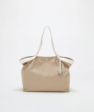 TOPKAPI 【Breath TOPKAPI】MORPH モーフ リンクルナイロン トートバッグ チャーム付き　A4 / 超軽量 /撥水 ベージュ